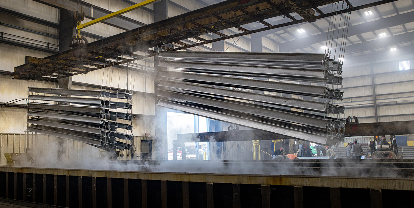 Steel Ventures Hot dipped galvanization bath