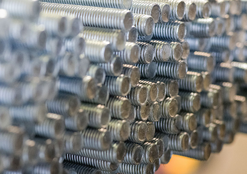 Vulcan steel threaded bar