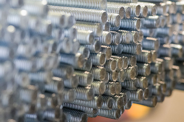 Vulcan steel threaded bar