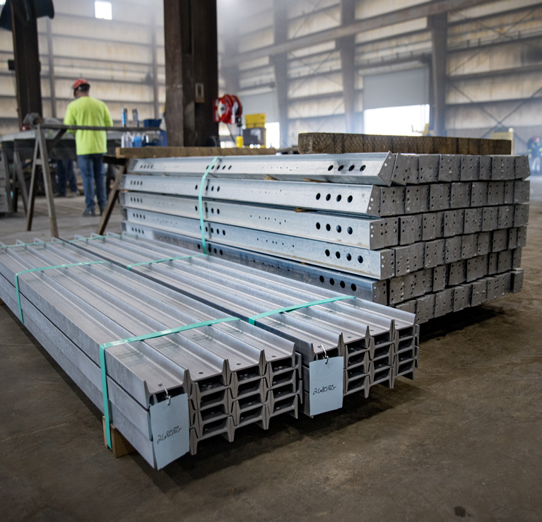 Galvanized steel ready to ship